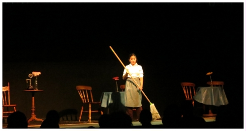 (Image: Fizzy SIngs a Sad Song while Solitarily
 Mopping the Speakeasy Floor After Hours)