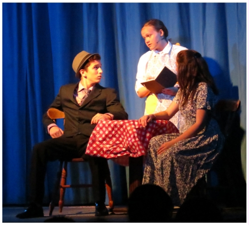 (Image: Bugsy and Blousey are Served by
 a Waiter at a Restaurant)