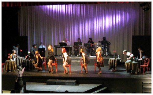 (Image: The Cabaret Girls Dance in Front
  of Individual Chairs)