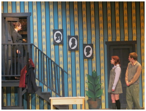(Image: The Children are Instructed by the New
 Nanny from the Top of the Household Stairs)