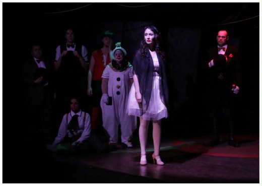 (Image: A Ballet Performer gives her Impression
 of the Execution)