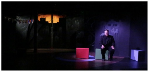 (Image: A Preacher sits alone in his
 Church at Night