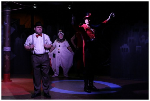 (Image: The Manager talks of the Life of
 Circus People on the Road)