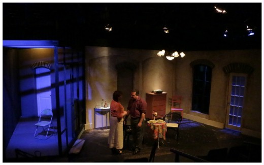 (Image: Gerardo and Paulina Converse in
   their Living Room)