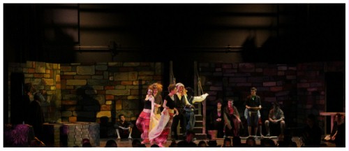 (Image: The Prison Women Dance while
   Others Look On)