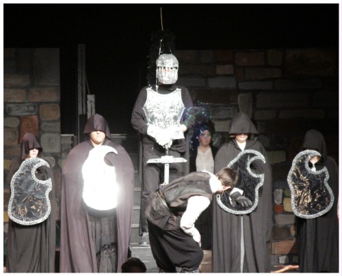 (Image: The `Knight of Mirrors' Reflects Bright
  Light from his Clothing)