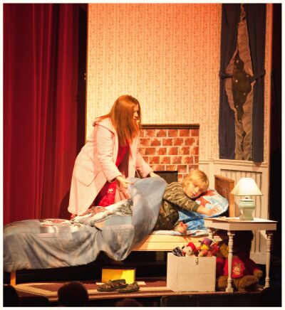 (Image: Patrick and his Mother in his Bedroom)