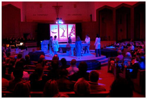 (Image: `Altar Table' Scene)