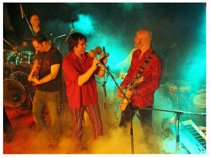 (Image: Musicians from Several Bands Performing)