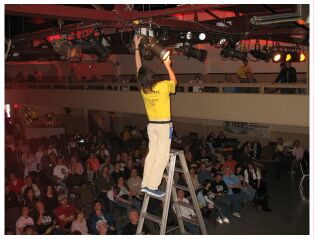(Image: Richard Focuses from a Ladder)
