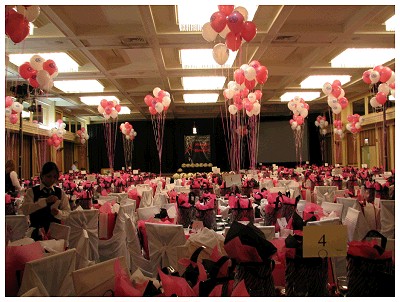 (Image: The Ballroom as it appeared under
  Normal Room Lighting before the Show)