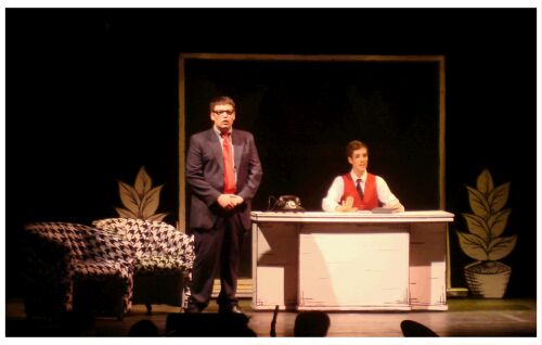 (Image: A Closeup of Frump and Finch in the New
  Office)