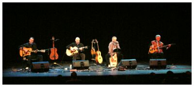 (Image: Band Members under More Dramatic Lighting)