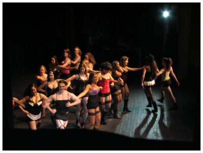 (Image: The Dancers form the famous German Socialist Symbol)