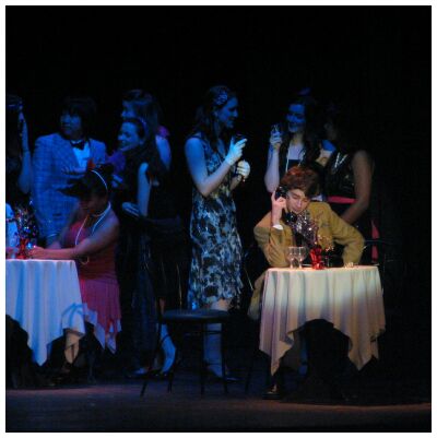 (Image: Closeup of Cliff Speaking via Table Phone to Sally)