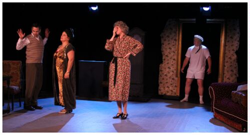 (Image: Fraulein Kost Embarrasses Fraulein Schneider
  with her Solicitations)