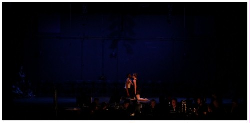 (Image: Male and Female Ballet Dancers Perform
  for the Class)