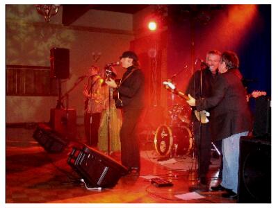 (Image: Musicians on stage at `November Nite')