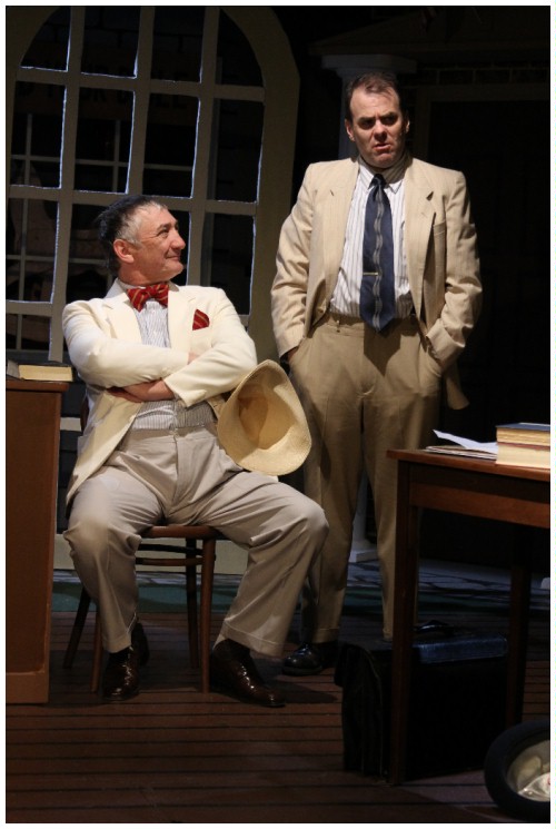 (Image: The Defence Interviews another of the
  Town's Folk)