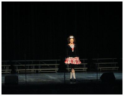 (Image: The Solo Dancer in Full Light.)