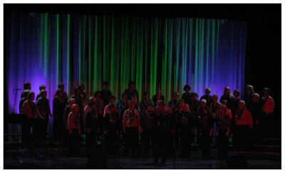 (Image: The ScotianAires in Red with a Lavender and Green
Back Curtain)