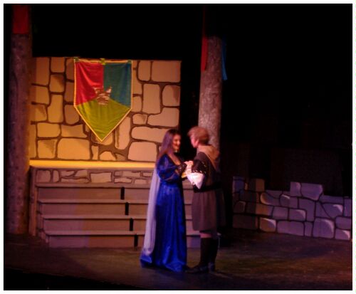 (Image: Sir Harry and Lady Larken Hold Hands)