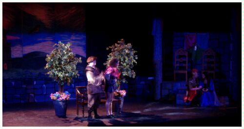 (Image: The Garden at Night with Actors)