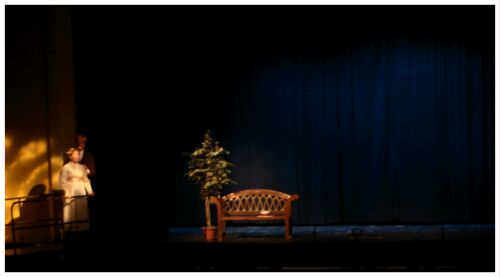 (Image: The Librarian and the Music Man
  on the Bridge)