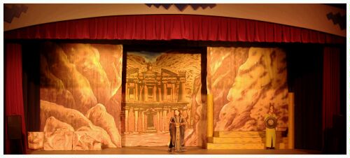 (Image: Full View of the Stage and Backdrops)