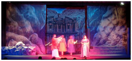 (Image: Red Spots the Central Stage Area with Blue Surrounding)