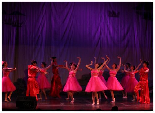 (Image: Dancers in White Chiffon Perform)