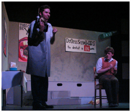 (Image: The Dentists Shows off his Drill to Seymore)