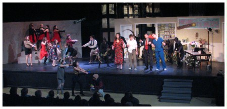 (Image: The Full Cast Sings its Final Number)