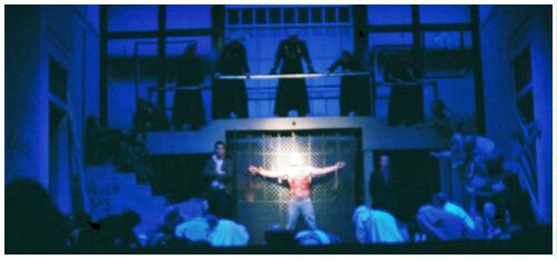 (Image: Jesus is Tied to a Fence)