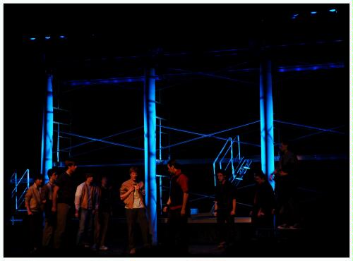 (Image: The Gang prepares to fight on Stage)