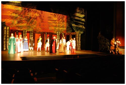 (Image: The Cast, Orchestra Pit and House Right Ramp)