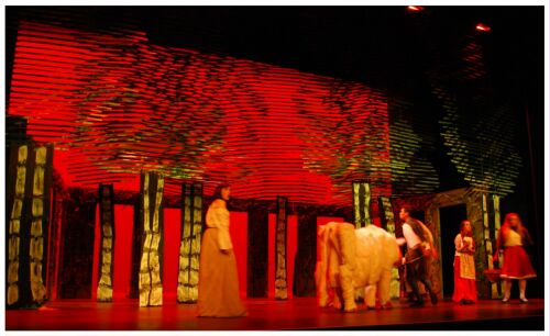 (Image: Jack and his Cow with other Cast Members)