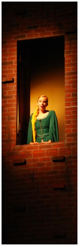 (Image: Rapunzel Stands at her Tower Window)
