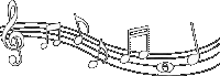 (Image Right: Musical Notes on a Staff)
