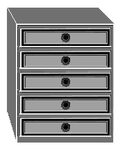 (Image Left: Five-Drawer Unit)